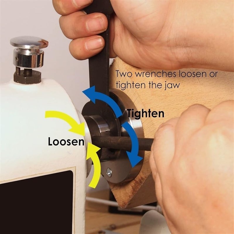 Wood Lathe Chuck Flange 150mm M18x2 5 Threaded Steel For Wood Turning Tools - Image 5